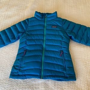 Patagonia Down Puffer Jacket - Girls L 12